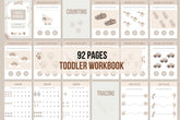 Toddler Workbook - 92 Pages